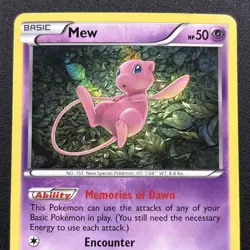 Mew 29/124 Fates Collide Holo Rare Pokemon Card Near Mint NM - Image 2