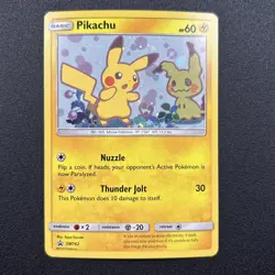 Pikachu SM162 SM Holo Promo Pokemon Card Near Mint NM - Image 1
