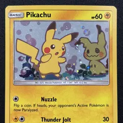 Pikachu SM162 SM Holo Promo Pokemon Card Near Mint NM - Image 2