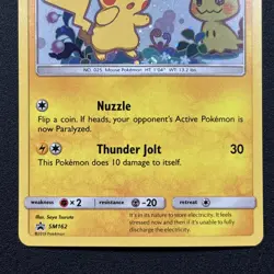 Pikachu SM162 SM Holo Promo Pokemon Card Near Mint NM - Image 3