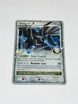 2009 Pokemon TCG Trading Card Game Platinum #122/127 Dialga G LV. X Holo LP/MP - Image 1