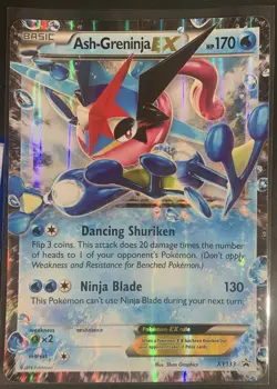 Pokemon Ash Greninja EX JUMBO Promo Card XY133 Holo - Image 1