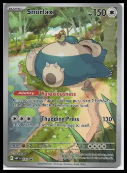SV: Scarlet & Violet Promo Cards #051 Snorlax Sealed Pokemon TCG - Image 1