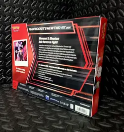 Pokemon Cards SEALED Team Rockets Mewtwo Ex Box Destined Rivals 4 Booster Packs - Image 2