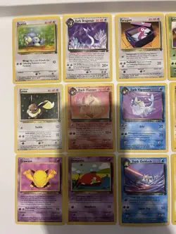 Pokemon Team Rocket Set - Common/Holo WOTC - 38 Pokemon Cards - HP - Image 2