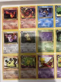 Pokemon Team Rocket Set - Common/Holo WOTC - 38 Pokemon Cards - HP - Image 3