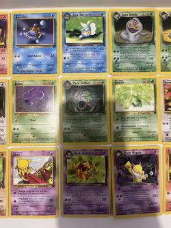 Pokemon Team Rocket Set - Common/Holo WOTC - 38 Pokemon Cards - HP - Image 4