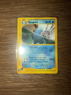 Pokemon TCG Quagsire 30/147 Aquapolis Rare Non-Holo Card - Image 1