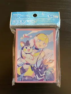 Pokemon Center Japan Gym Leader Elesa Fusion Strike Card Sleeves 64 Count - Image 1
