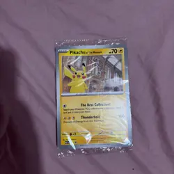 Pikachu at the Museum PROMO Pokemon Card National History SEALED - Image 1