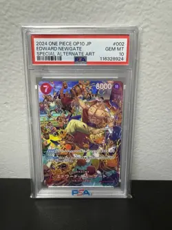 PSA 10 Edward Newgate SP Parallel ST15-002 Japanese Royal Blood One Piece Card - Image 1