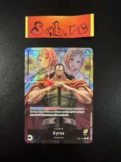MINT Condition Kyros Leader Alt Art EB01-040 One Piece Card English - Image 1