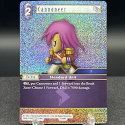 Cannoneer 7-099R Foil Final Fantasy Card - Image 1