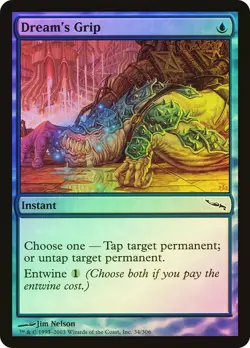 Mirrodin MTG FOIL Dream's Grip Magic - Image 1