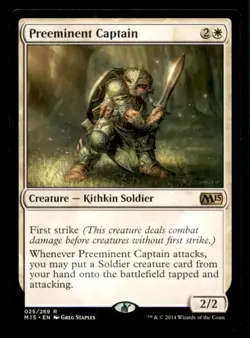 Preeminent Captain LP Light Play Magic 2015 MTG [11272] - Image 1