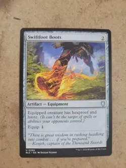 Swiftfoot Boots NM Commander: Bloomburrow 286 MTG Regular - Image 1