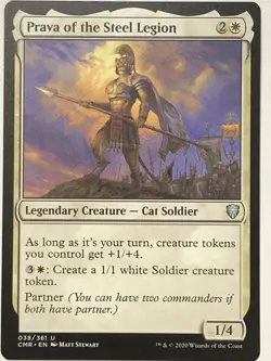 MTG TCG - Prava of the Steel Legion 038/361 Commander Legends - NM - Image 1