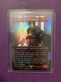 Clive, Ifrit's Dominant (0385) (Borderless) Final Fantasy Foil - Image 1