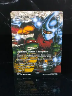MTG Raph's Jitte - Umezawa's Jitte (Borderless) Non-Foil x1 # - TMNT - Image 1