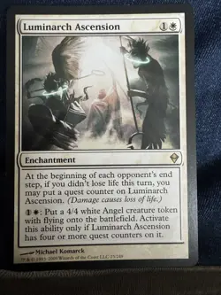 Mtg Luminarch Ascension (NM) Zendikar CREATE ANGELS ! - Image 1