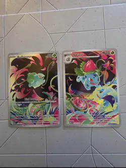 Bulbasaur 133/132 Ivysaur 134/132 IR Set Mega Evolution Pokemon TCG English - Image 1