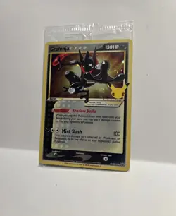 Pokemon TCG Greninja Gold Star SWSH144 - Celebrations Black Star Promo - Sealed - Image 1