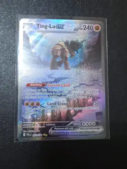 Pokemon TCG Ting-Lu EX Scarlet & Violet Paldea Evolved Card 263/193 NM SIR - Image 1