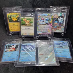 Pokemon 2025 Holiday Calendar Stamped Promos (COMPLETE SET OF 8) SEALED - Image 1