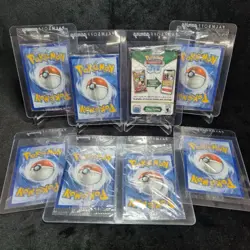 Pokemon 2025 Holiday Calendar Stamped Promos (COMPLETE SET OF 8) SEALED - Image 2