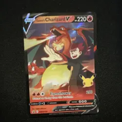 Pokemon Lance's Charizard V Promo Full Art Holo SWSH133 Sword & Shield 220 HP - Image 1