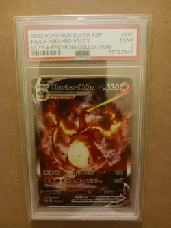 Pokemon Charizard VMAX SWSH261 PSA 9 Promo Holo Sword & Shield 2022 - Image 1