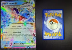 LAPRAS EX 32/142 DOUBLE RARE STELLAR CROWN POKEMON HOLO NM - Image 3