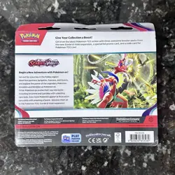 Pokemon Trading Card Games Scarlet & Violet 3 Pack Blister - Dondozo 820650853289 - Image 2