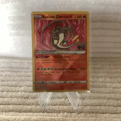 Pokemon Radiant Charizard 011/078 Pokemon GO Radiant Rare Holo HP 160 - Image 1