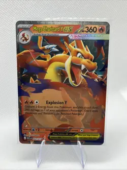 Pokemon Mega Charizard Y Ex Mega Evolutions- Ascended Heros 022/217 NM - Image 1