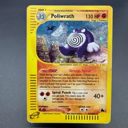 Pokemon TCG Poliwrath H24/H32 Skyridge HP Holo - Image 1