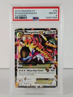 M Kangaskhan EX - Ultra Rare - XY Flashfire - POKEMON - #79 - PSA 8 - Image 1