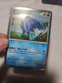 Pokemon TCG Suicune HGSS21 Promo HGSS Promos HP Swirl - Image 1