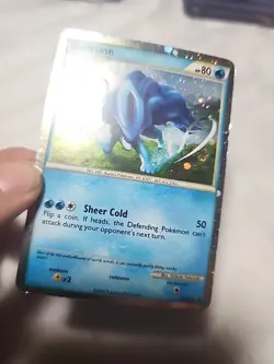 Pokemon TCG Suicune HGSS21 Promo HGSS Promos HP Swirl - Image 3