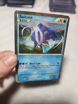 Pokemon TCG Suicune HGSS21 Promo HGSS Promos HP Swirl - Image 4