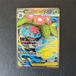 Pokemon Mega Venusaur EX 155/132 Me01: Mega Evolution Full Art Holo 380HP - Image 1