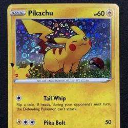 Pikachu (25th Anniversary General Mills Promo) SWSH039 Holo Pokemon Near Mint NM - Image 2