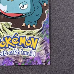 Venusaur #03 • Topps 3 of 12 Die Cut Evolution • Blue Logo • Pokemon 1999 • NM - Image 5