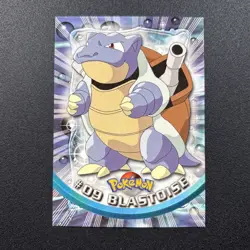 Blastoise #09 • Topps TV Animation Edition Pokemon • Blue Topps Logo • 1999 • NM - Image 1