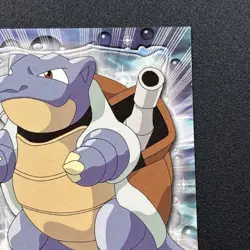 Blastoise #09 • Topps TV Animation Edition Pokemon • Blue Topps Logo • 1999 • NM - Image 4