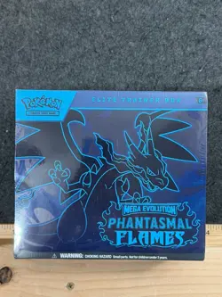Pokemon TCG Mega Evolution Phantasmal Flames Elite Trainer Box ETB - New Sealed - Image 1