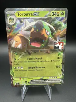 Torterra Ex 012/162 Pokemon Play! Prize Pack Series 5 Stamped Pack Fresh - NM - Image 1