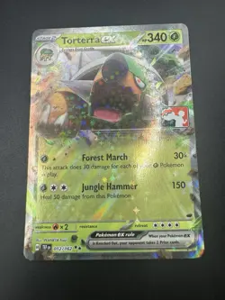 Torterra Ex 012/162 Pokemon Play! Prize Pack Series 5 Stamped Pack Fresh - NM - Image 4