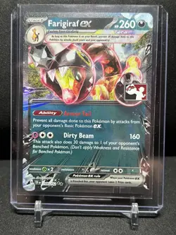 Farigiraf ex 108/162 Stamped Promo Pokemon 2023 Prize Pack Series 5 NM - Image 1