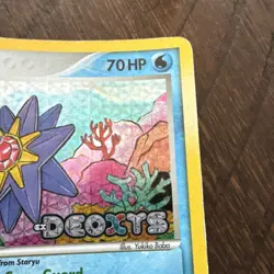 Pokemon TCG-Starmie-EX Deoxys-48/107-70HP-Reverse Holo-Uncommon-English - Image 4